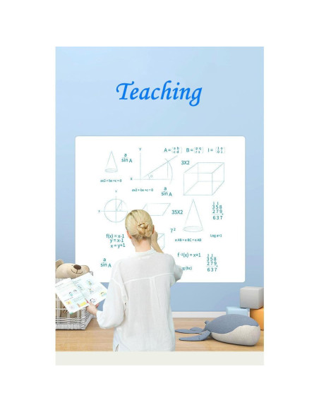 Etiqueta de Pizarra Blanca Autoadhesiva TAKSDAI 91x152 cm