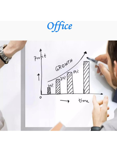 Etiqueta de Pizarra Blanca Autoadhesiva TAKSDAI 91x152 cm