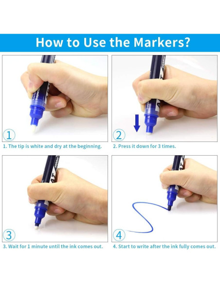 Sticker Pizarra Blanca AFMAT 2.44x1.22m con 9 Marcadores