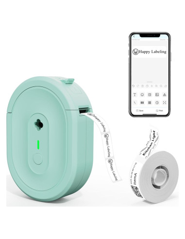 Impresora de Etiquetas Portátil NADAIIN N12 Bluetooth Verde