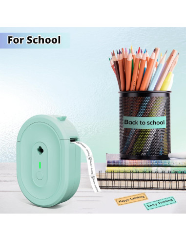 Impresora de Etiquetas Portátil NADAIIN N12 Bluetooth Verde