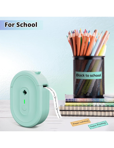 Impresora de Etiquetas Portátil NADAIIN N12 Bluetooth Verde