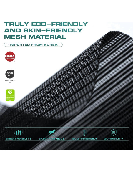 Silla de Oficina Ergonómica COLAMY XK01 con Soporte Lumbar y Reposacabezas Ajustable