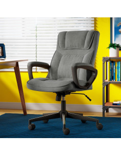 Silla de Oficina Ejecutiva Serta Hannah Ergonómica Negra/Gris 2