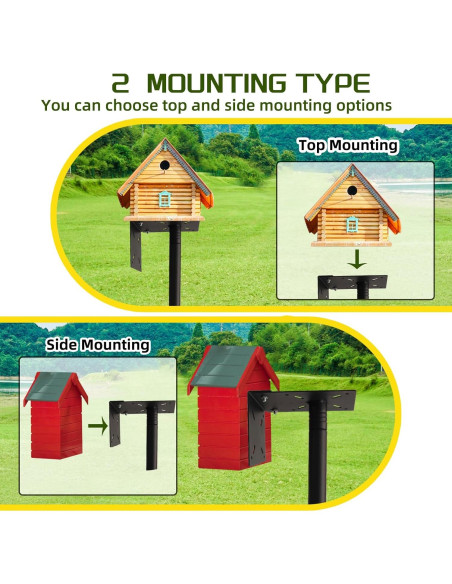 Poste para Comederos de Aves DreiPanda 233.68 cm con Baffle