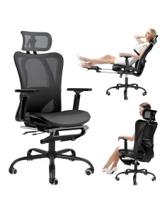 Silla de Oficina Ergonómica Decofy DC-OC01 con Soporte Lumbar