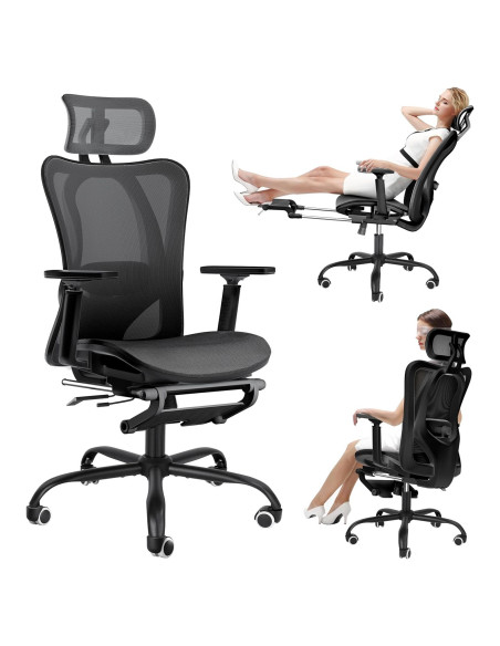 Silla de Oficina Ergonómica Decofy DC-OC01 con Soporte Lumbar