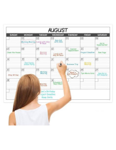 Calendario de Pared Borrable Lemome 76.2x101.6 cm Sin Fecha