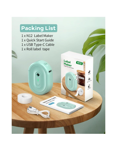 Impresora Térmica Bluetooth Anycash N12 Portátil 203 DPI