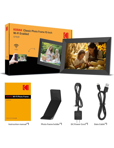 KODAK Marco Digital de Fotos WiFi 10.1" HD 32GB Negro