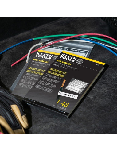 Libro de Marcadores de Cables Klein Tools 56250 - 1-48