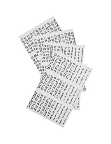 Libro de Marcadores de Cables Klein Tools 56250 - 1-48