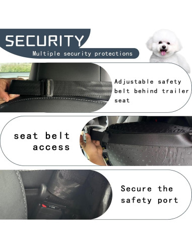 Asiento Elevador para Perros YSYFHG Mediano Negro - Cama de Viaje