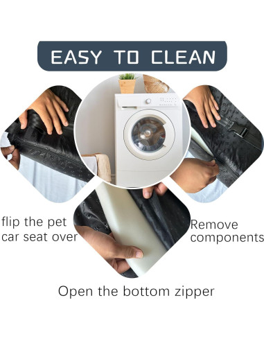 Asiento Elevador para Perros YSYFHG Mediano Negro - Cama de Viaje