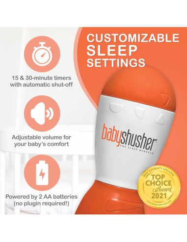 Baby Shusher Máquina de Sonido Portátil - 3 Unidades