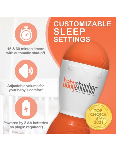 Baby Shusher Máquina de Sonido Portátil - 3 Unidades