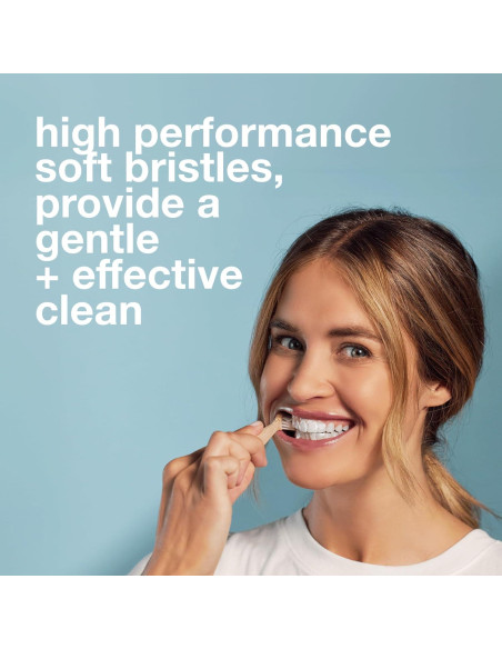 Cepillo de Dientes de Bambú Davids - Paquete de 3 Cerdas Suaves