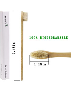 Cepillo de Dientes Ecológico N-amboo 8 Piezas Biodegradables 2
