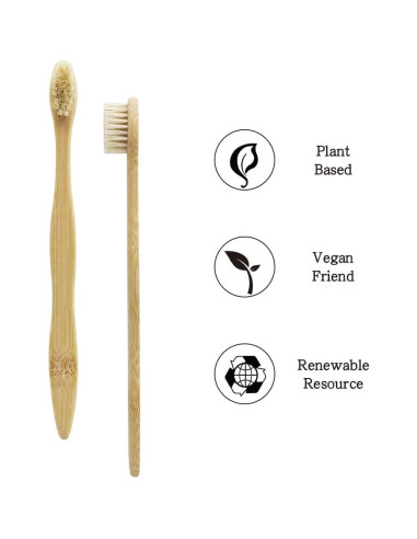 Cepillo de Dientes Ecológico N-amboo 8 Piezas Biodegradables