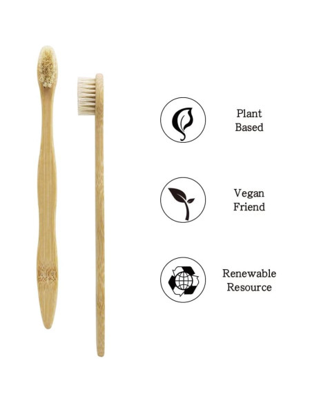 Cepillo de Dientes Ecológico N-amboo 8 Piezas Biodegradables