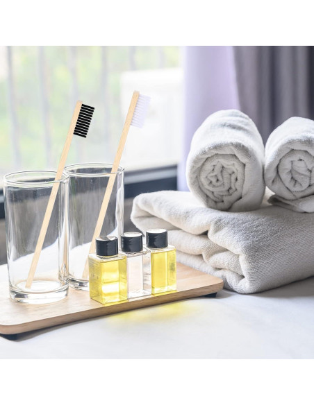 200 Cepillos de Dientes de Bambú Vesici Suaves para Adultos