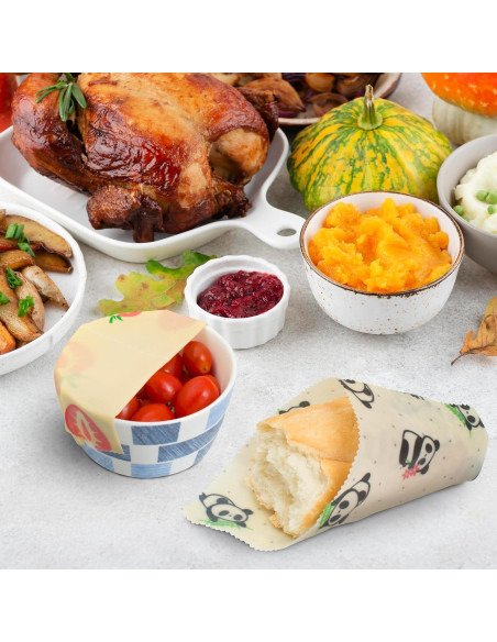 Envolturas Reutilizables de Cera de Soja EZGOODZ - Pack de 3