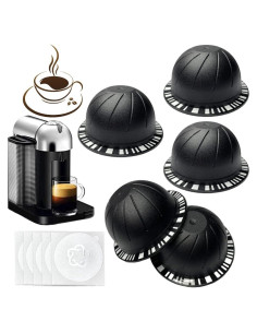 Cápsulas Reutilizables Zokrintz para Nespresso Vertuo 230 ml