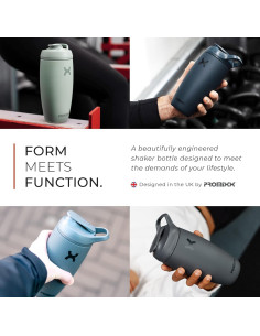 Botella Mezcladora Aislada Promixx Pursuit 550ml Coral 2