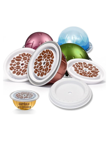 Tapa Reutilizable para Cápsulas Nespresso Vertuo SWEETDEER - 4 Pcs Silicona