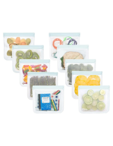 Bolsas Reutilizables para Sándwich re)zip 10 Pack 3.5 Tazas