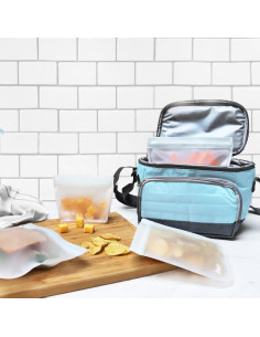 Bolsas Reutilizables para Sándwich re)zip 10 Pack 3.5 Tazas 2