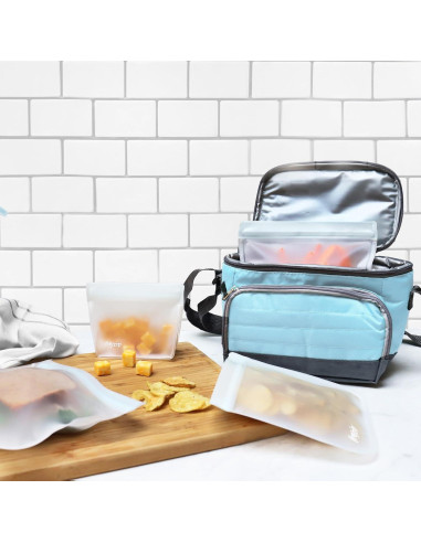 Bolsas Reutilizables para Sándwich re)zip 10 Pack 3.5 Tazas