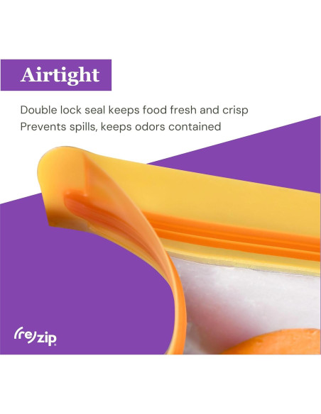 Bolsas Reutilizables para Sándwich re)zip 10 Pack 3.5 Tazas
