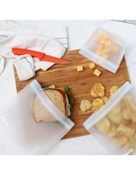 Bolsas Reutilizables para Sándwich re)zip 10 Pack 3.5 Tazas