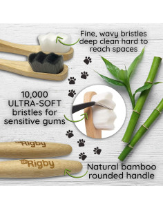 Cepillo de Dientes para Perros OH RIGBY - Cerdas Suaves 10,000 2