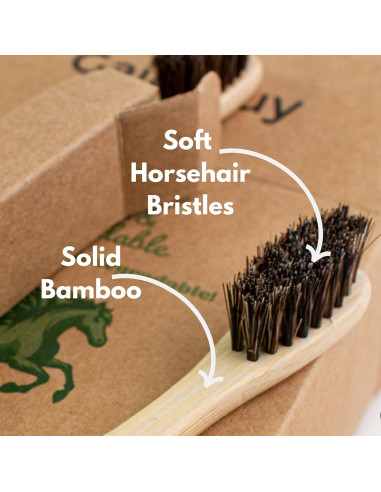 Cepillo de Dientes de Bambú Gaia Guy con Cerda de Caballo Suave
