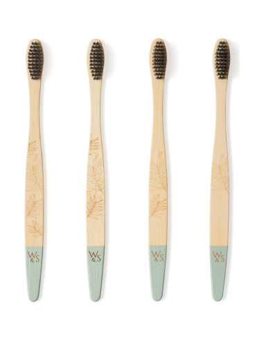 Cepillo de Dientes de Bambú Orgánico Wild & Stone - Medio
