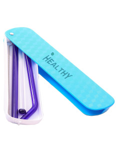 Juego de Popotes de Vidrio Reutilizables PYRAWS 5 Piezas