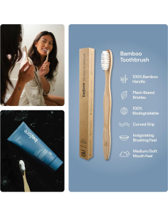 Cepillo de Dientes de Bambú Yantai | 100% Biodegradable | Cerdas Suaves 2