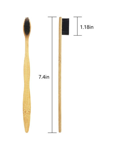 Cepillo de Dientes Desechable Dr-perfect con Pasta de Bambú