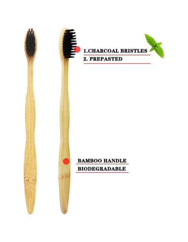 Cepillo de Dientes Desechable Dr-perfect con Pasta de Bambú