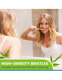 Cepillo de Dientes de Bambú Zalcrix con 15,000 Cerdas Suaves 2