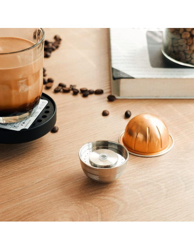 Cápsula de Café Reutilizable i Cafilas para Nespresso Vertuoline