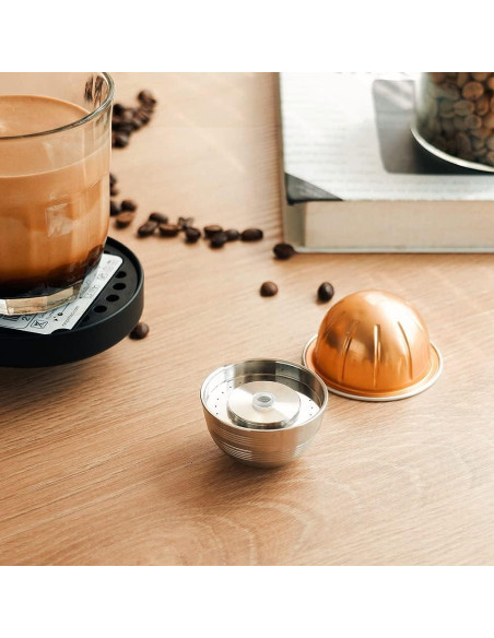 Cápsula de Café Reutilizable i Cafilas para Nespresso Vertuoline