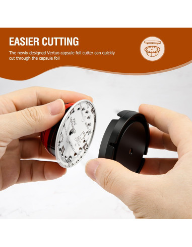 Kit de Recarga para Cápsulas Nespresso Vertuo GARLIFUR 52 Piezas