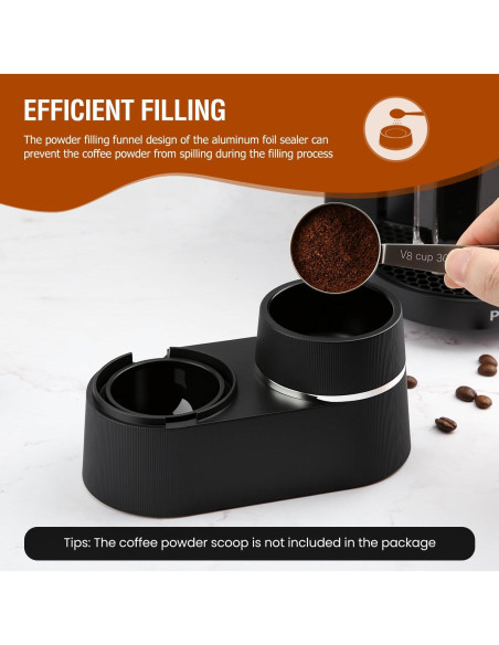 Kit de Recarga para Cápsulas Nespresso Vertuo GARLIFUR 52 Piezas