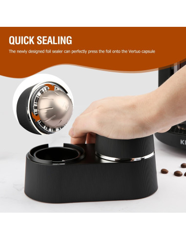 Kit de Recarga para Cápsulas Nespresso Vertuo GARLIFUR 52 Piezas