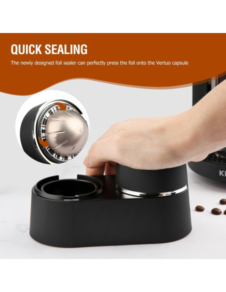 Kit de Recarga para Cápsulas Nespresso Vertuo GARLIFUR 52 Piezas