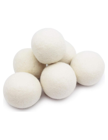 Bolas de Secado de Lana Ecojeannie - 6 Piezas XL Ecológicas