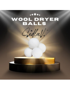 Bolas de Secadora de Lana SEDLAV - Reutilizables, 4 Unidades 2